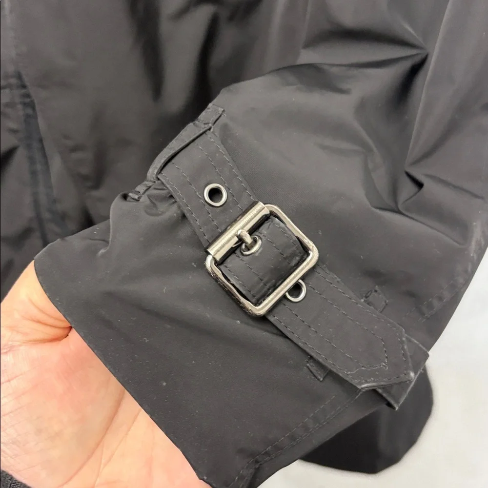 Burberry Dark Trench Coat with Check Lining